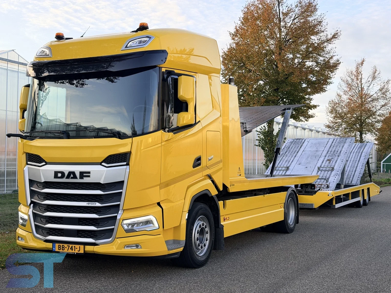 DAF XF 2025 - 450 Tijhof combi for 5 cars afbeelding 1