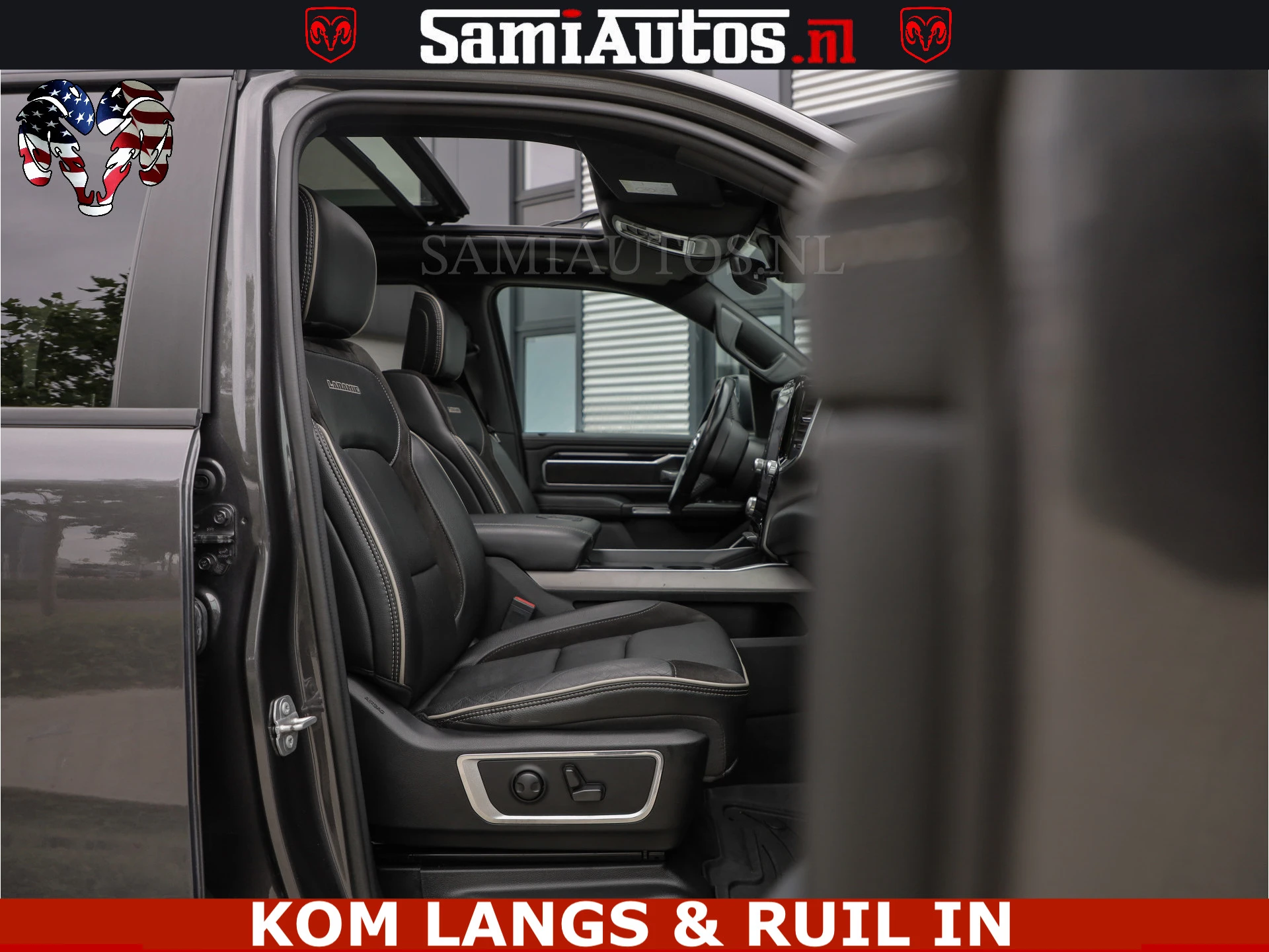 Dodge Ram Pick-Up 2023 - SPORT LARAMIE 5.7 V8 HEMI | LUCHTVERING | 2023 | PANODAK | GROOTSCHERM | DC | TOP KLEUR GRANITE | afbeelding 7