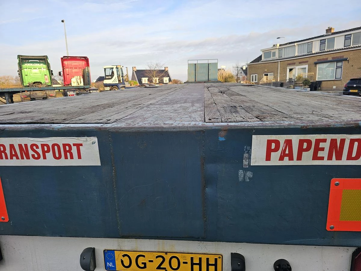 LINTRAILERS LSPU 18-27 | EXTENDIBLE TRAILER 21.20 MTR | STEERING AXLE | good sliding. 2000 Bild 22