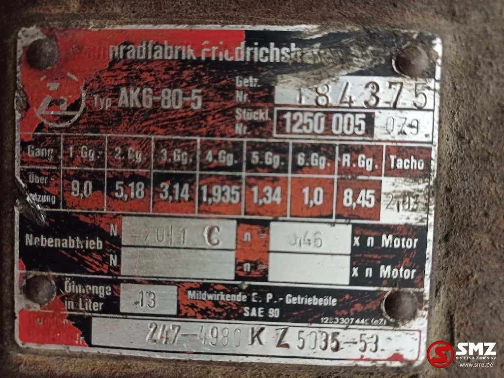Deutz - Occ motor F6L413V Deutz + versnellingsbak AK6-80-5 afbeelding 5
