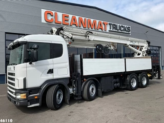 Scania R 1998 - 144 8x4 Retarder MKG 55 Tonmeter Dachdecker Kran image 3