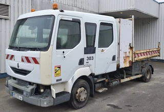 Renault Midlum 2001 - 150 DCi , Tipper , Double Cabine , 7 seats, Manual , Spring Susp. te koop