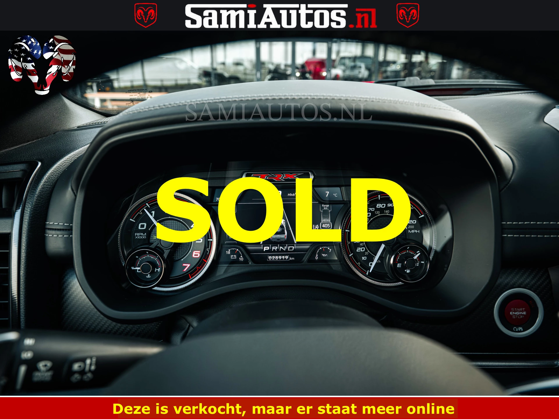 Dodge Ram Pick-Up 2023 - TRX HELLCAT | 6.2 V8 702PK | FLAME RED | BOM VOL | CARBON | RAMBAR | HUD | LPG | BEAD-LOCK WHEELS | immagine 60