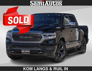 Dodge Ram Pick-Up 2019 - LIMITED | 5.7 V8 402 PK | BOM VOL | €39950,- excl | FIFTH WHEEL KOPPELING | LUCHTVERING | PANORAMADAK | ADAPTIEVE CRUISE | 360 CAMERA | OPEN UITLAAT KLEP | for sale
