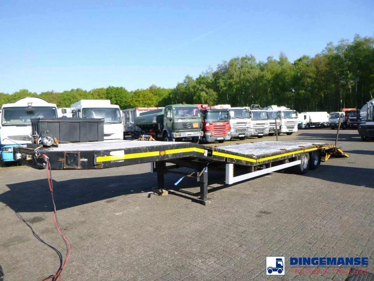 Redwood Ant Artic 500 semi-lowbed trailer 10 m + winch + ramp (light commercial) 2015 obrázek 1