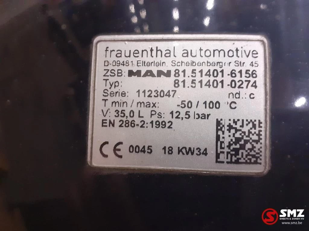 MAN 2018 - Occ luchtdroger + luchtketel 35L 12.5Bar MAN Bild 5