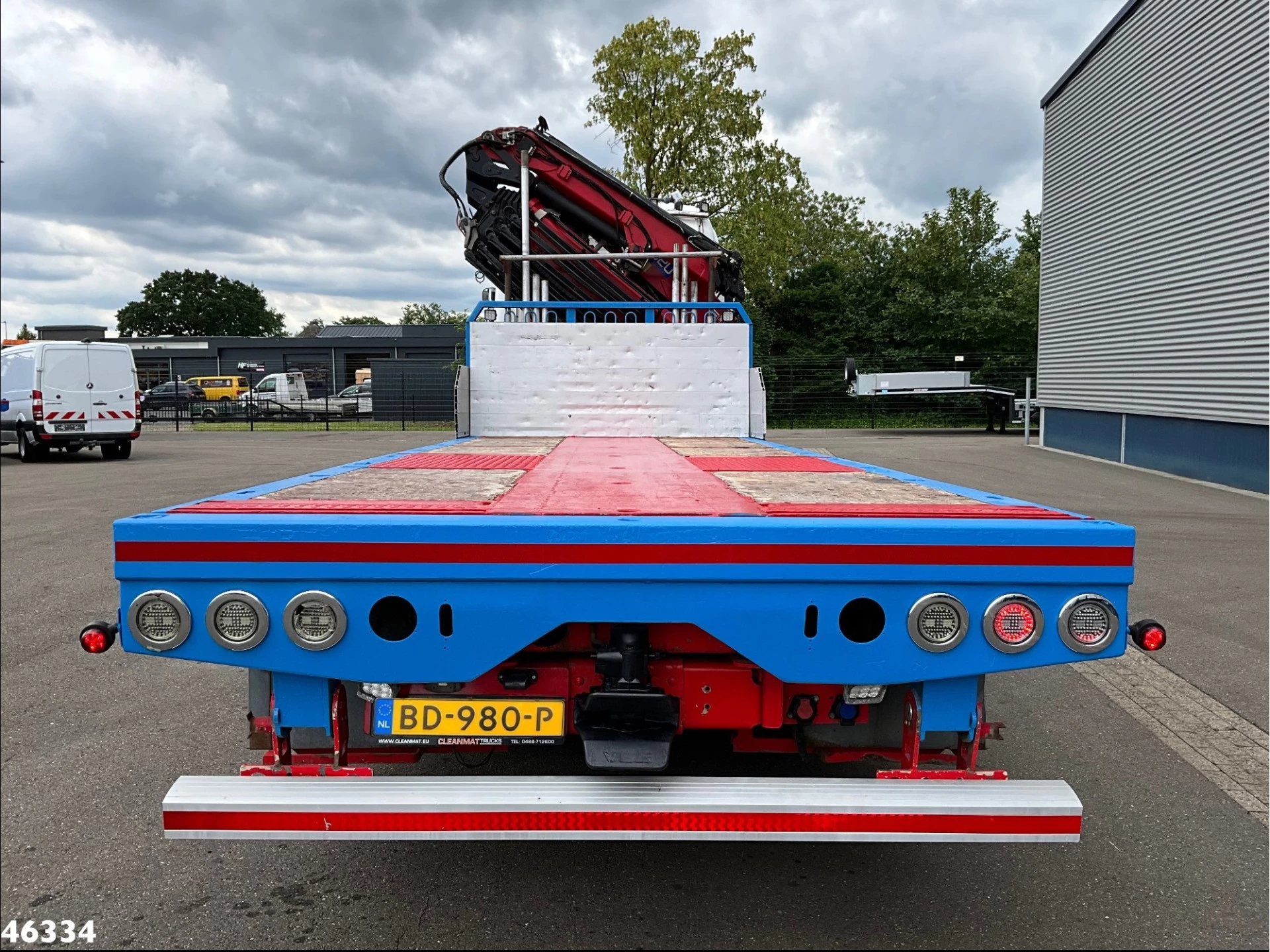 Scania R 2015 - 580 8x2 V8 Retarder Euro 6 HMF 50 Tonmeter laadkraan + Fly-Jib Bild 7