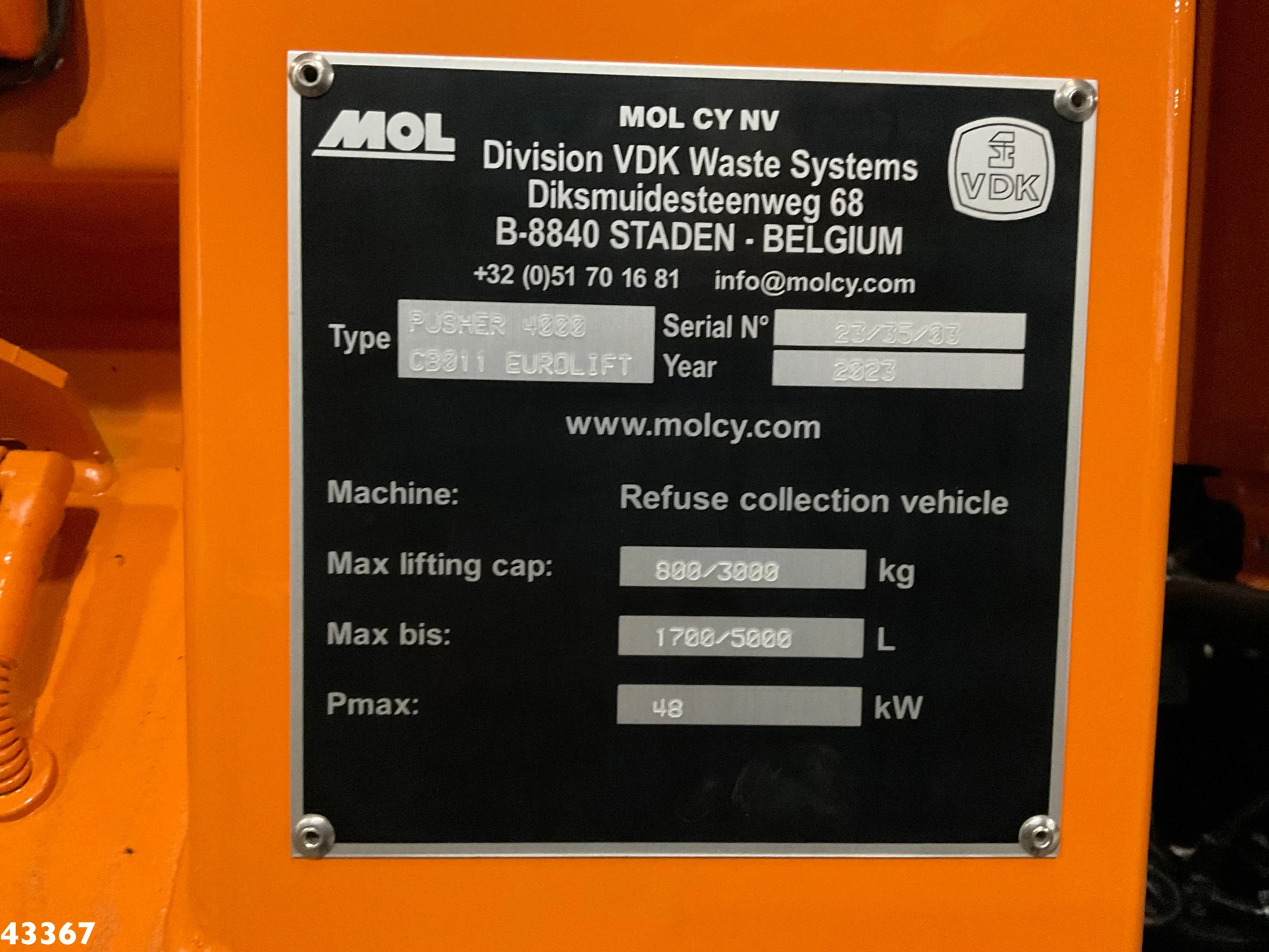 DAF FAN CF 340 VDK 22m³ AE Weighing system 2023 obrázek 23