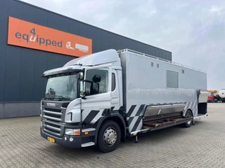 Scania P 2010 - P230 TOP: multifunct. ruimte met airco (camper?), 22kVA generator, hydr. steunpoten, beloopbaar dak, keuken, APK 10-2026 immagine 1