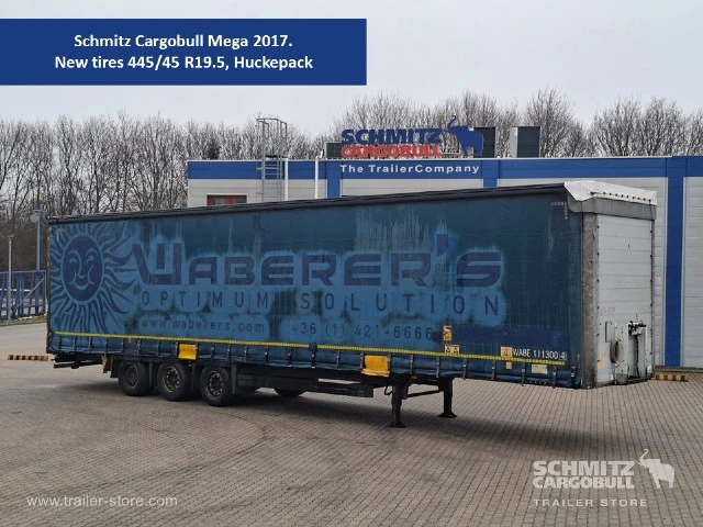 Schmitz Cargobull Semitrailer Curtainsider Mega 2017 afbeelding 1