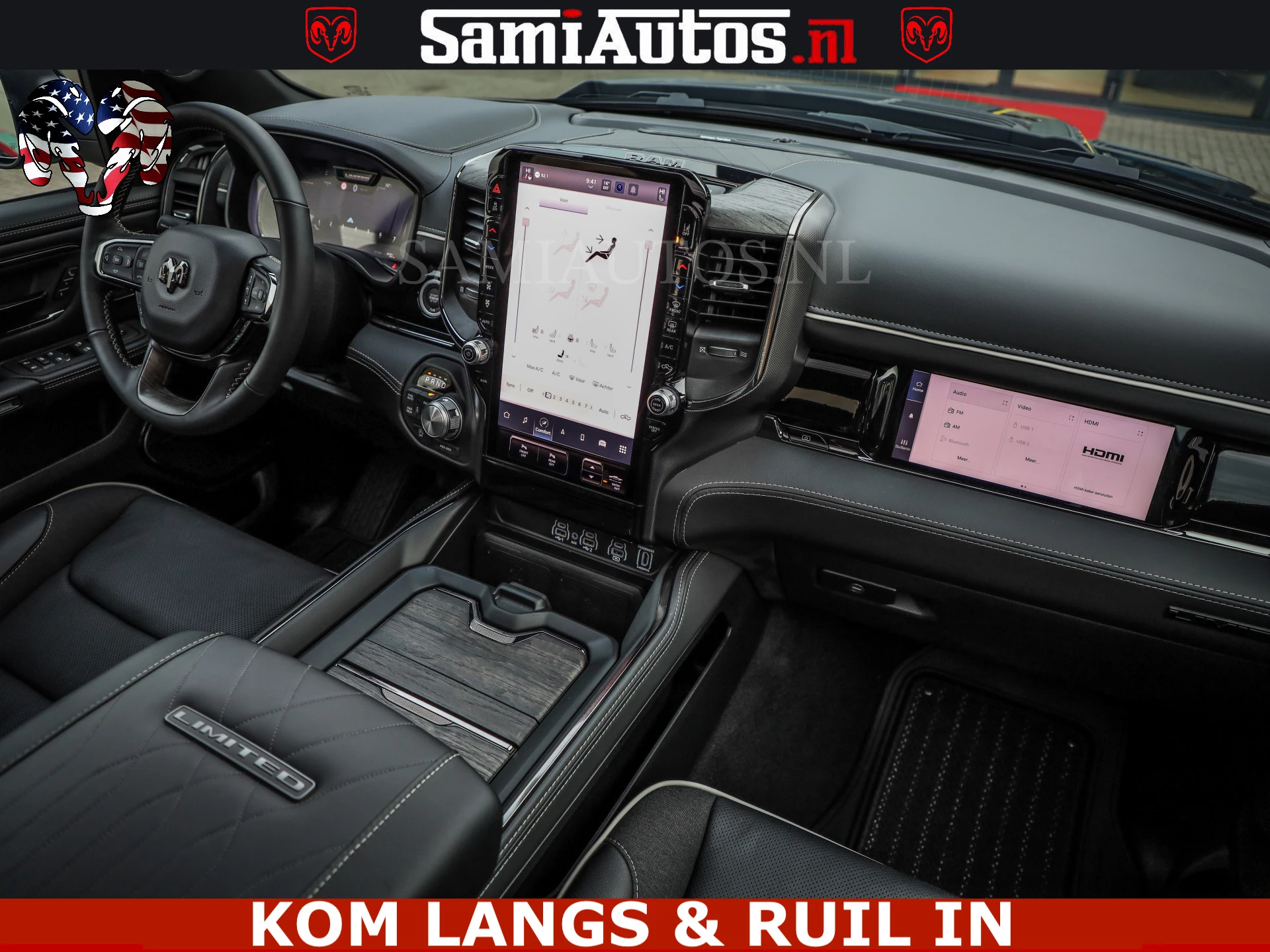 Dodge Ram Pick-Up 2024 - LIMITED SPORT H.O 540HP 706Nm | Massage + Full Option | De Meest Luxe en Volle in zijn Klasse | imagem 5