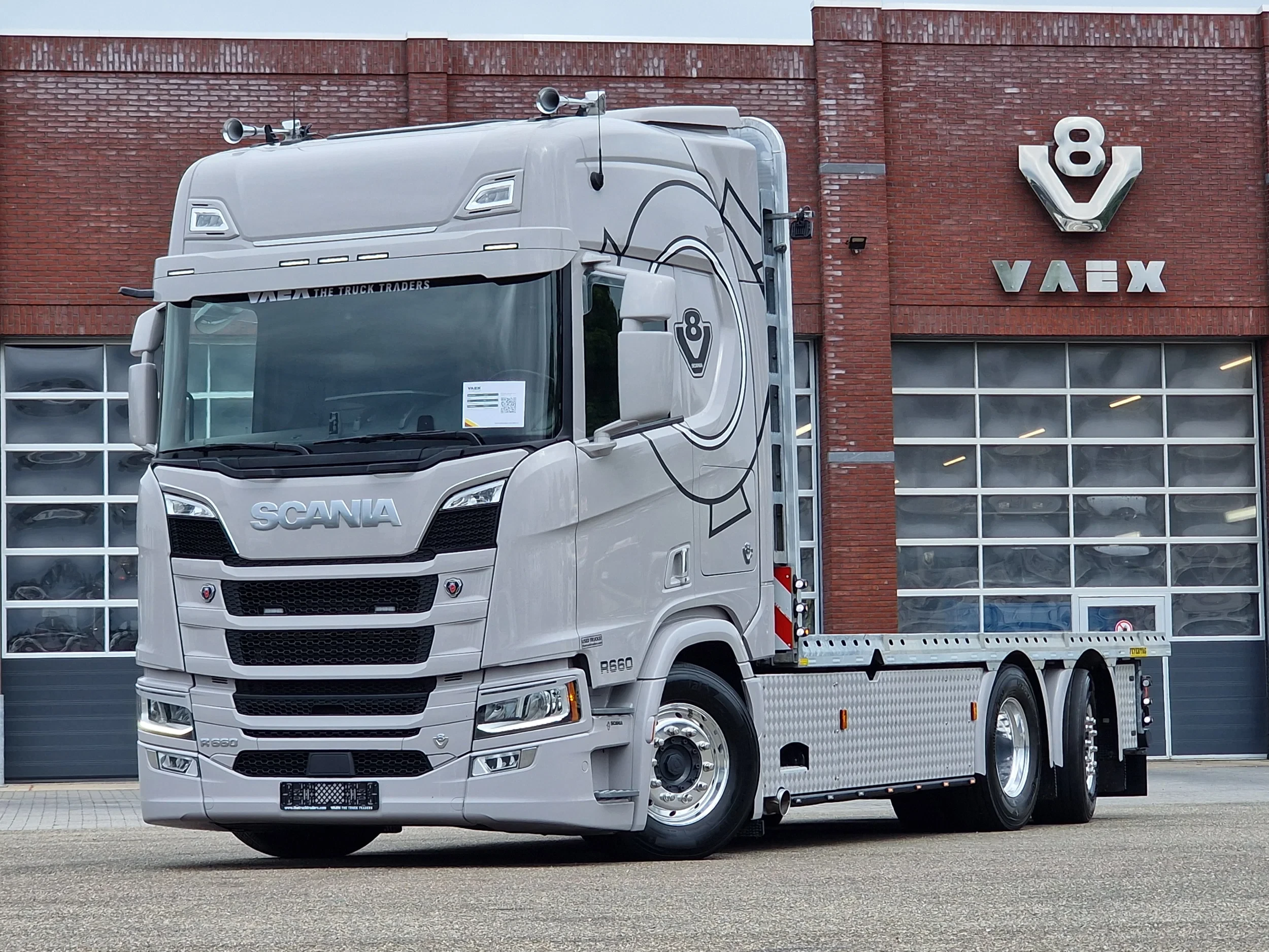 Scania R 2024 - R660 V8 NGS retarder - full air - WB435 - alcoa - steering axle afbeelding 3