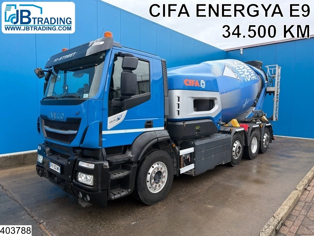 Iveco Stralis 2019 - 400 CNG 8X2, EURO 6, CNG, CIFA 9m3, Electric afbeelding 1