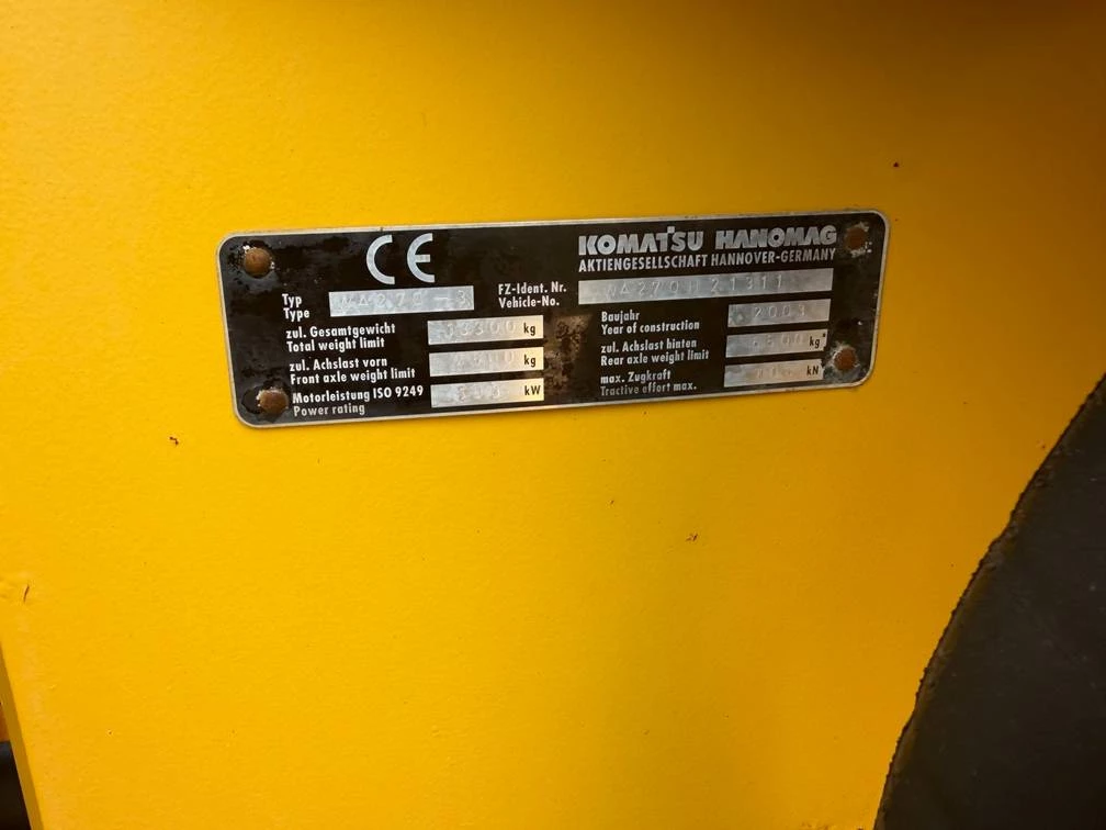 Komatsu 2003 - WA 270-3 afbeelding 11
