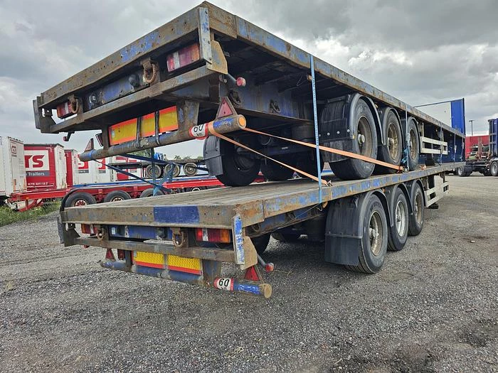 Pacton 3 AXLE FLATBED TRAILER BPW DRUM | price per piece 2006 изображение 3