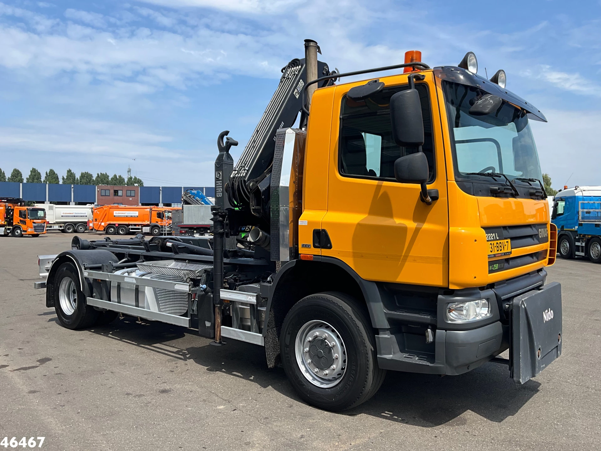 Ginaf X 2221 L 4x4 Hiab 9 Tonmeter laadkraan Just 198.696 km! 2013 afbeelding 5