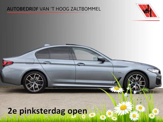 BMW 5 Serie 2022 - 520e M-SPORT SCHUIFDAK LEDER MEMORY CARPLAY HEAD-UP afbeelding 1
