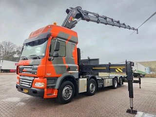 DAF CF 85.410 2012 - 410 8X2 + HIAB 855 E8 APK 12-2026 te koop