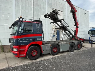 DAF CF 85.460 2011 - 8X2 + YEAR 2016 HMF CRANE 2620-K4 + FLYJIB + WINCH + REMOTE изображение 18