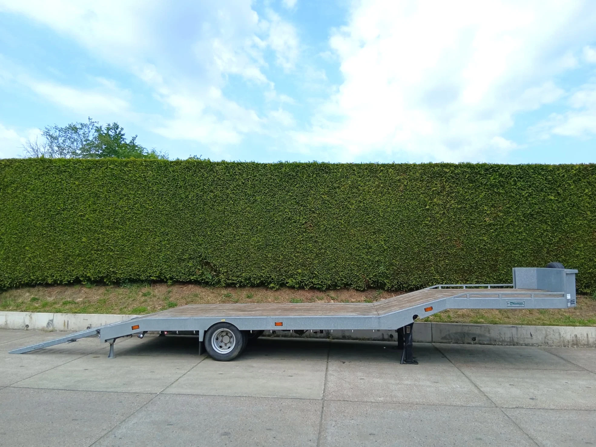 Veldhuizen 2021 - 5,0-tons Semi-dieplader oplegger 7,5 m. immagine 3