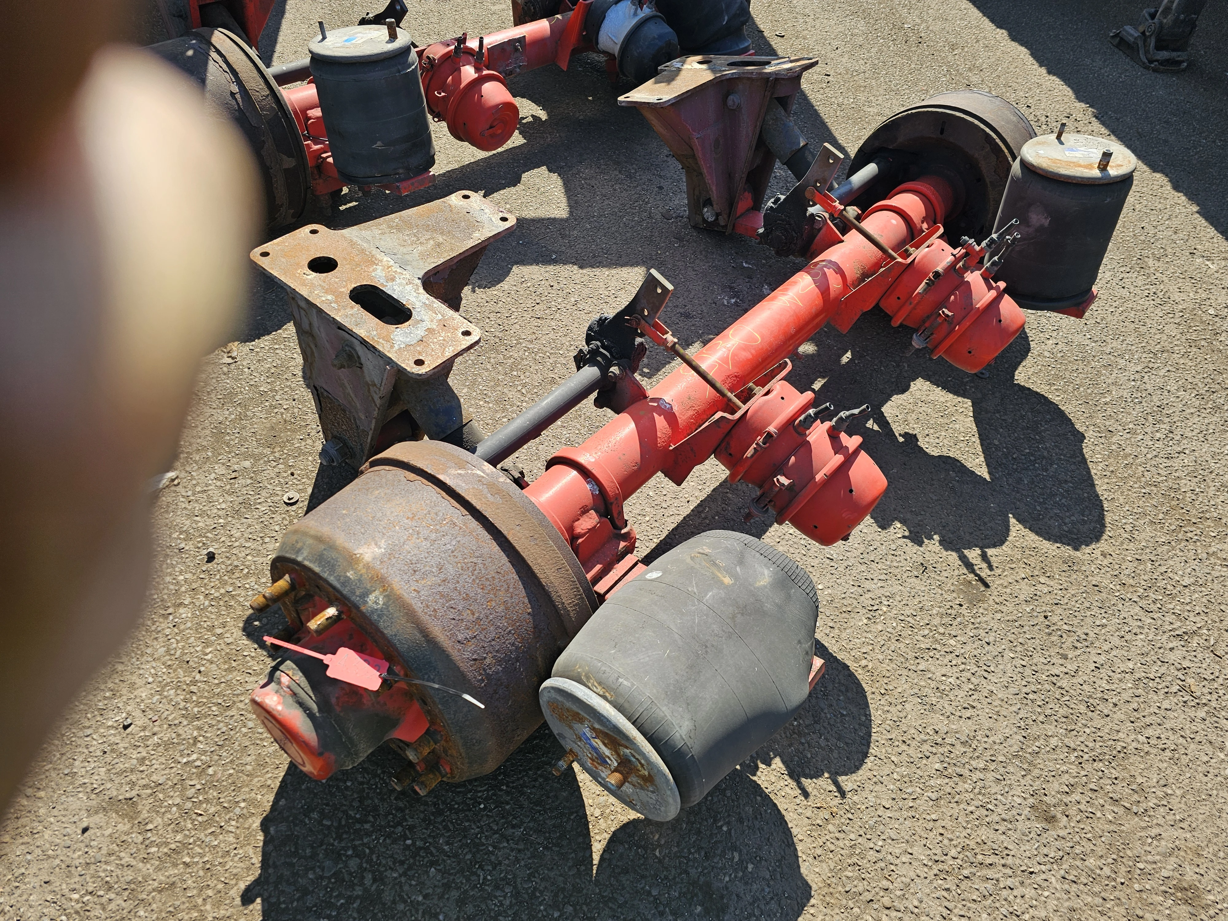 SMB TRAILER AXLE SINGLE TIRE DRUM 2005 afbeelding 1