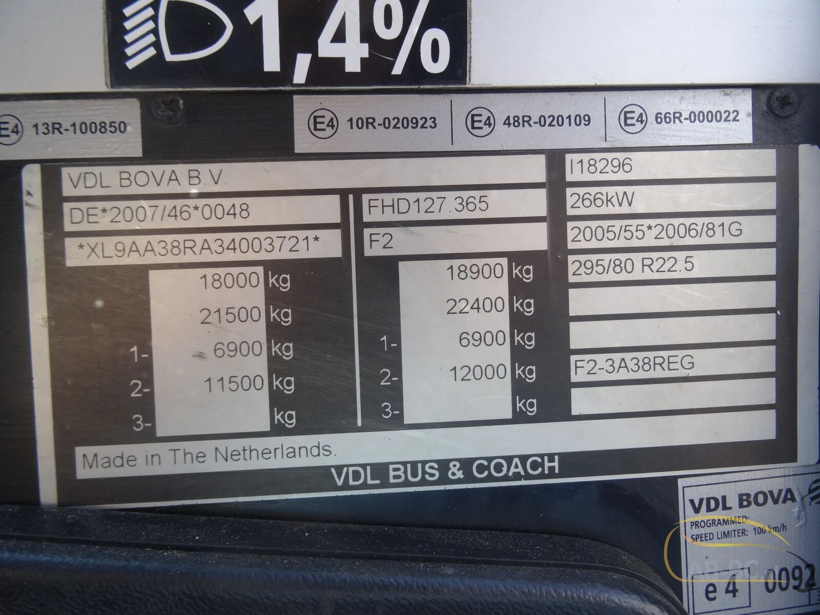 Bova Futura FHD127/365 - 50 Seats EURO 5 2010 afbeelding 41