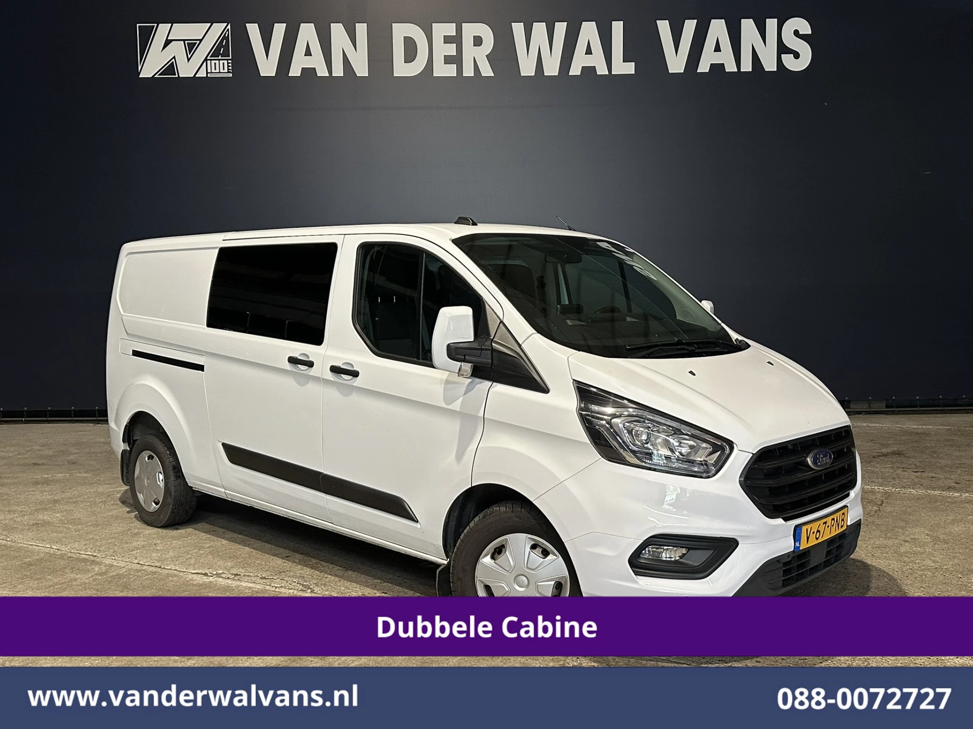 Ford Transit Custom 2022 - 2.0 TDCI 130pk L2H1 Dubbele Cabine Euro6 Airco | 6-Zits | Camera | Apple Carplay zdjęcie 1