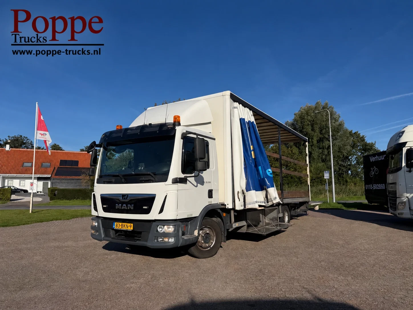 MAN TGL 2018 - 12.220 4x2 | Curtainsider | Big Dhollandia 1.500kg Tail Lift | Euro 6 afbeelding 1