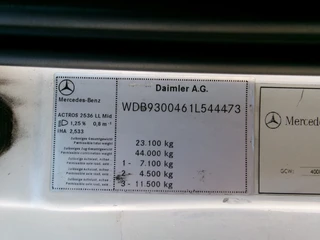 Mercedes-Benz Actros 2011 - 2536 LL MIDLIFT obrazek 24