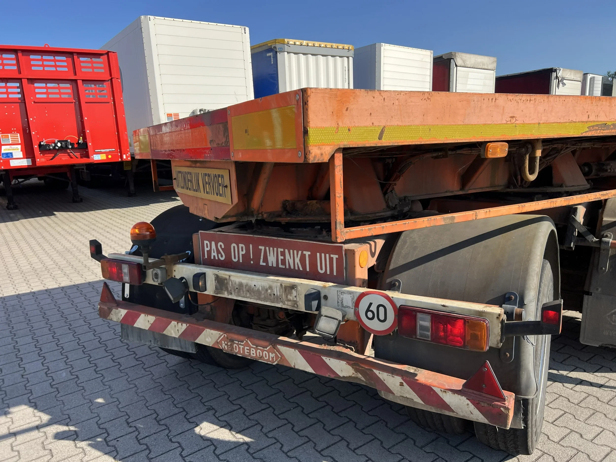 Nooteboom 1999 - OVB-73-04, 73 tons Ballast trailer, 4 axles, 3 hydraulic steering axles afbeelding 12
