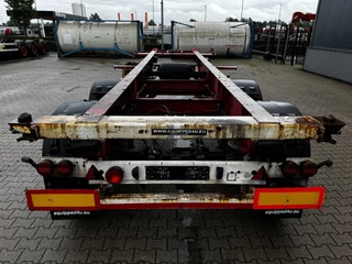 Krone N/A 2009 - 2-assig 20FT chassis, BPW + trommel, luchtvering, leeggewicht: 3.180kg image 11