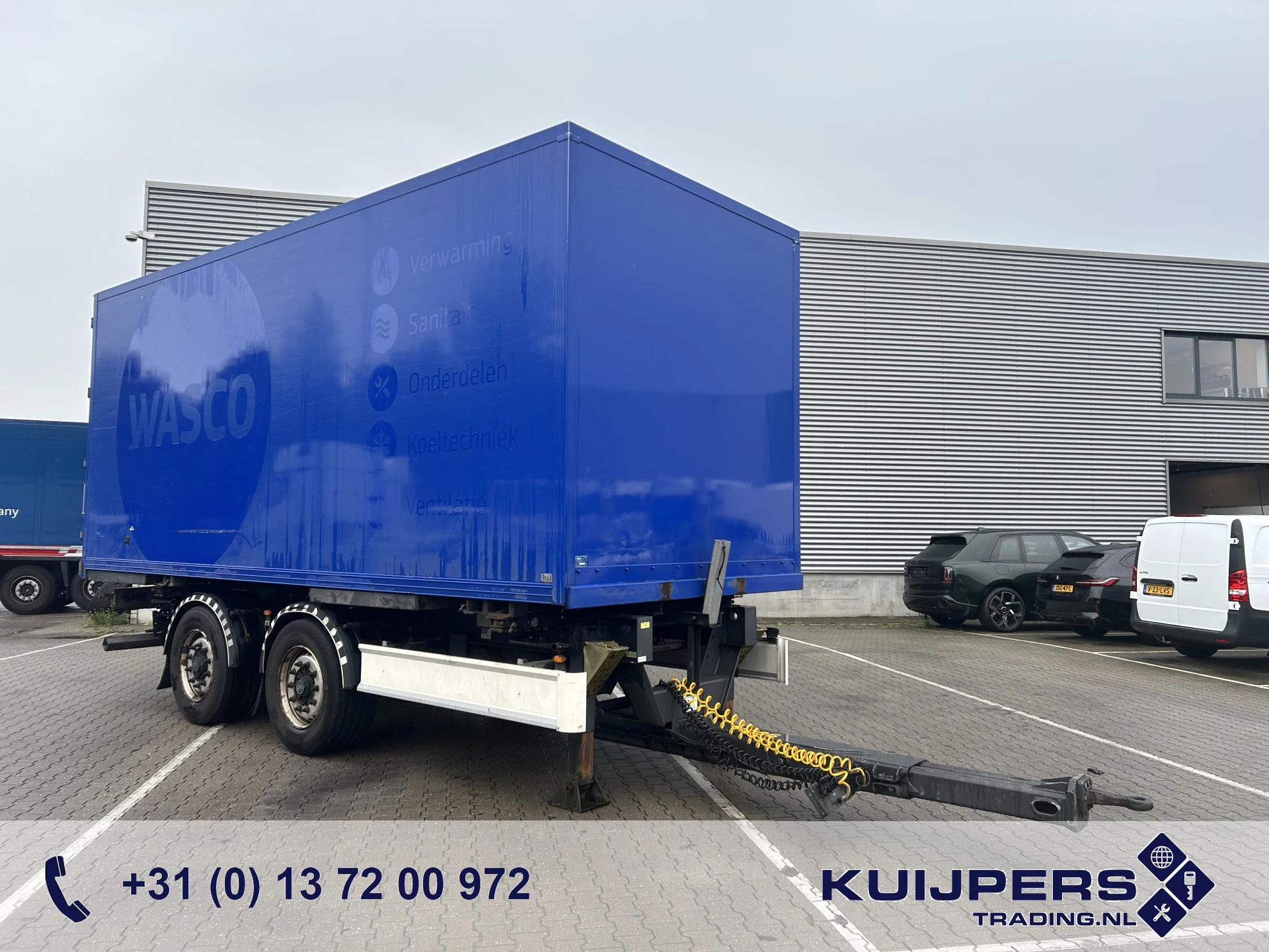 Fliegl TWP180 LZV 2016 - Wipkar / Mid Axle Trailer / Trailer Coupling afbeelding 1