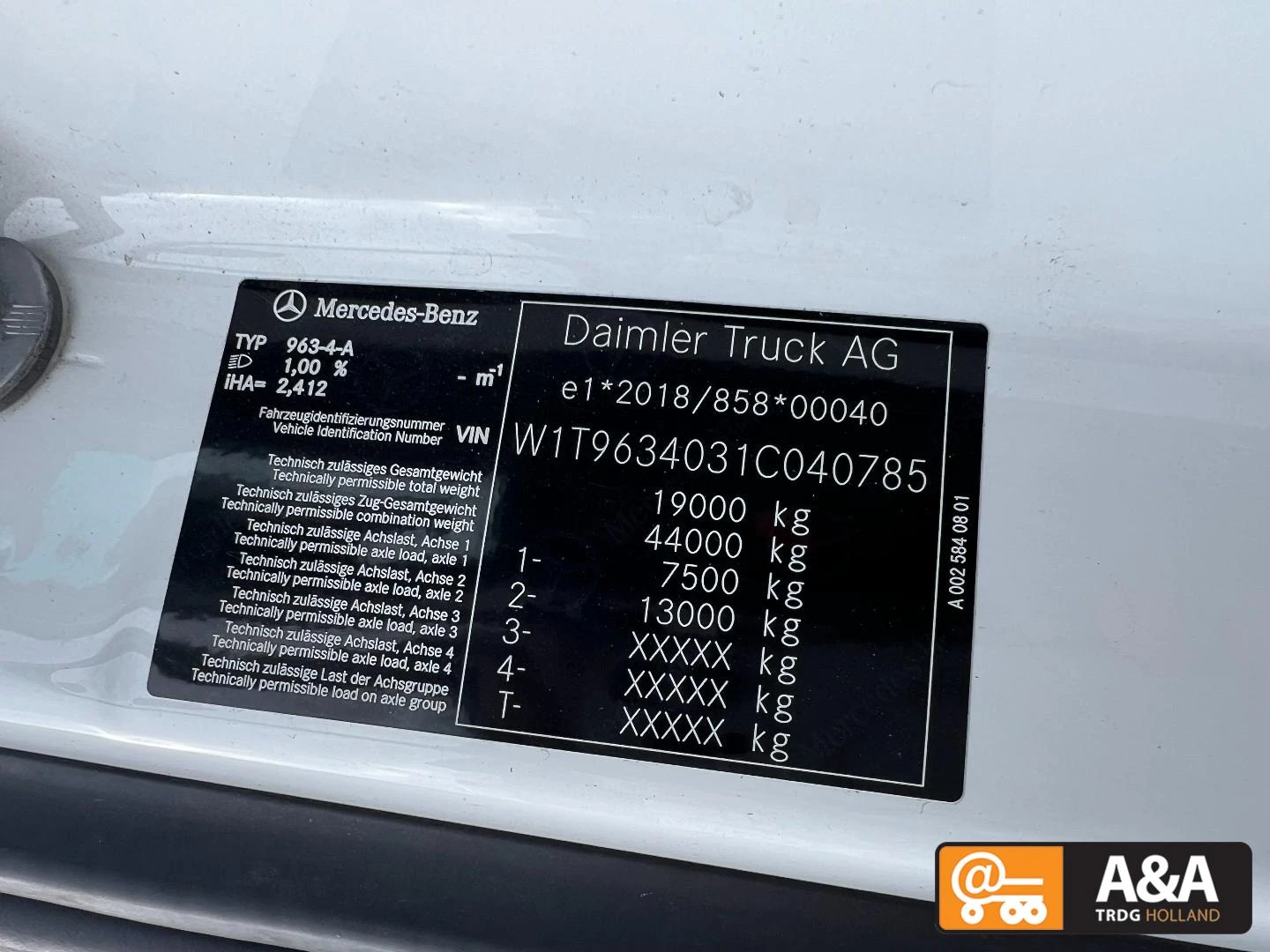 Mercedes-Benz Actros 2022 - 1845 LS afbeelding 62