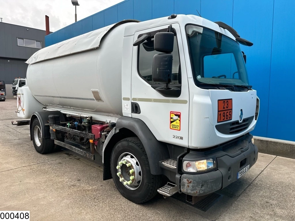 Renault 2009 - Midlum 220 15985 Liter, LPG GPL, Gastank, Steel suspension imagem 3