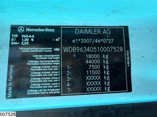 Mercedes-Benz Actros 2016 - 1843 EURO 6, Retarder, PTO, Lohr image 7