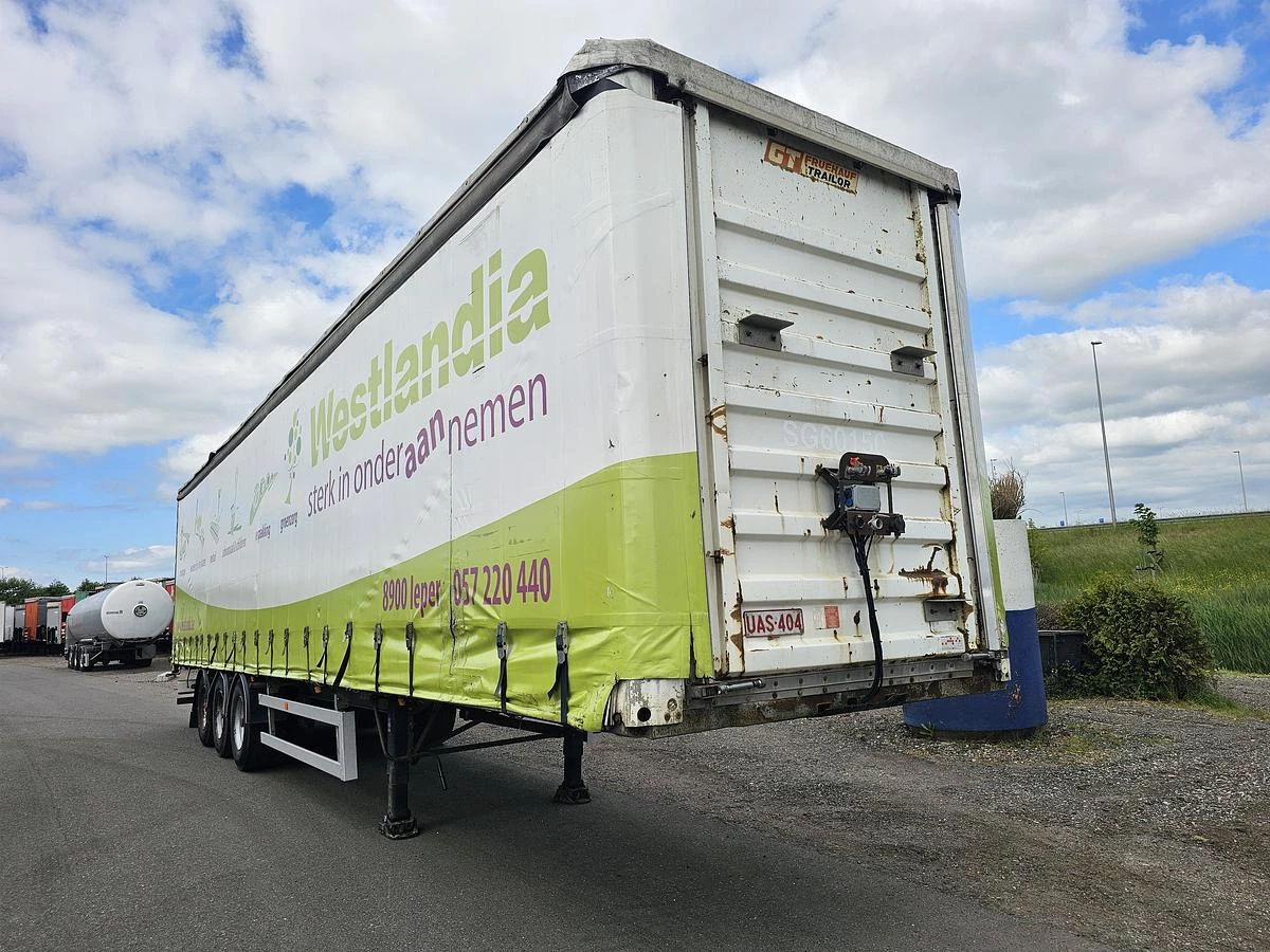 Fruehauf 3 AXLE CURTAINSIDER - BPW AXLES 2002 afbeelding 1