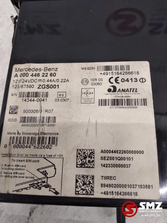 Mercedes-Benz 2014 - Occ fleetboard TIIREC tachograaf zdjęcie 3