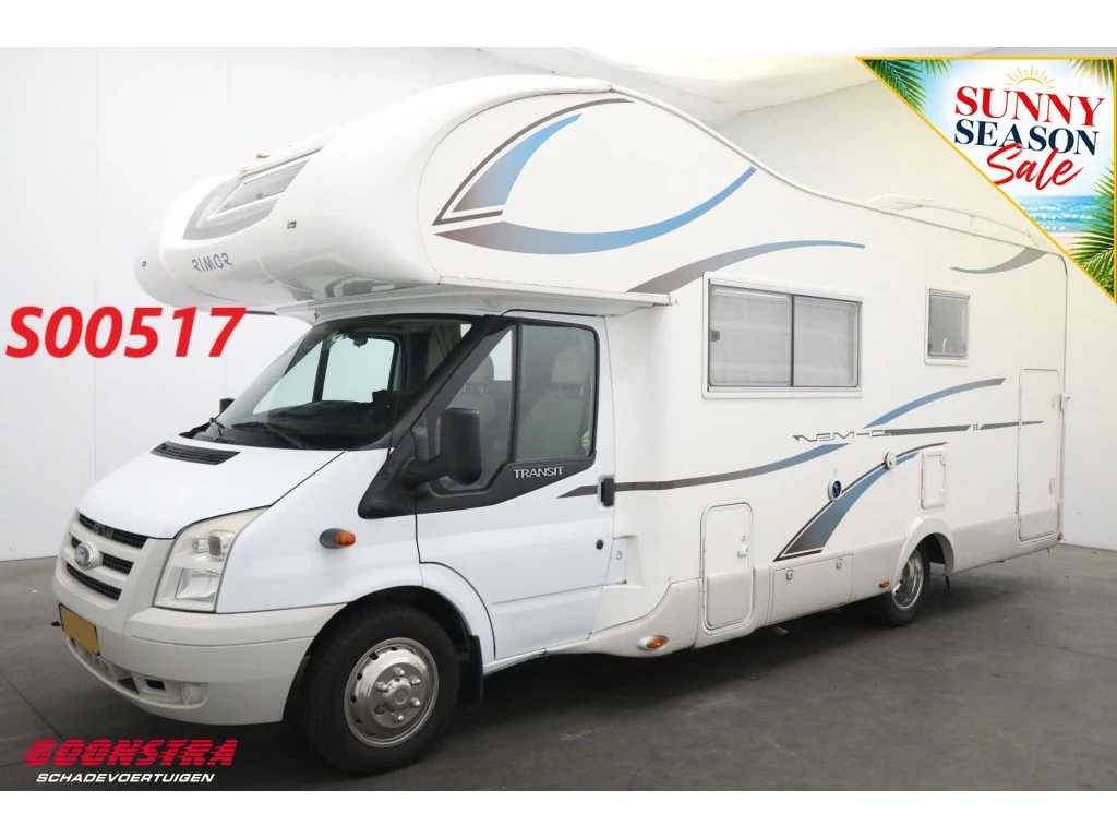 Ford Transit 2012 - Rimor Nemho 59 6 Persoons Dakairco Solar Hefbed Stapelbed TV Airco Cruise AHK obrázek 1