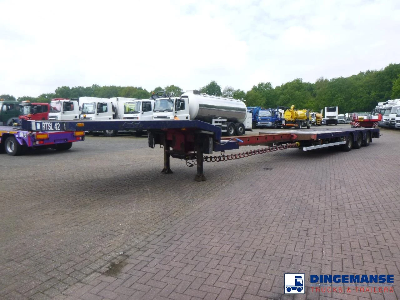 Nooteboom 3-axle semi-lowbed trailer OSDS-48-03V / ext. 15 m 2008 imagen 1