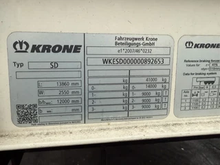Krone N/A 2019 - SD - 3 AXLE + SLIDING ROOF imagen 16