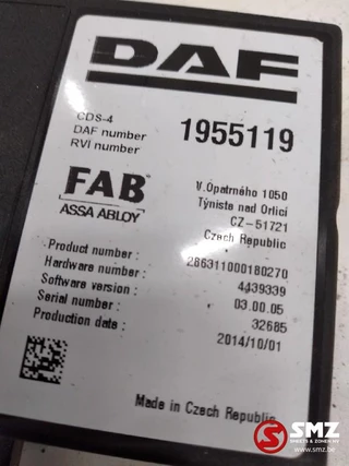 DAF N/A - Occ Ecu CDS4 DAF XF106 1955119 imagem 2