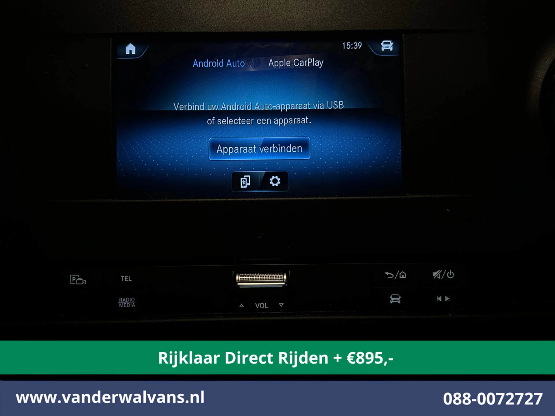 Mercedes-Benz Sprinter 2021 - 317 CDI 170pk Automaat 3500kg Trekhaak L2H1 Euro6 *Rijklaar Direct Rijden* Airco | Camera | Omvormer | Apple Carplay imagen 3