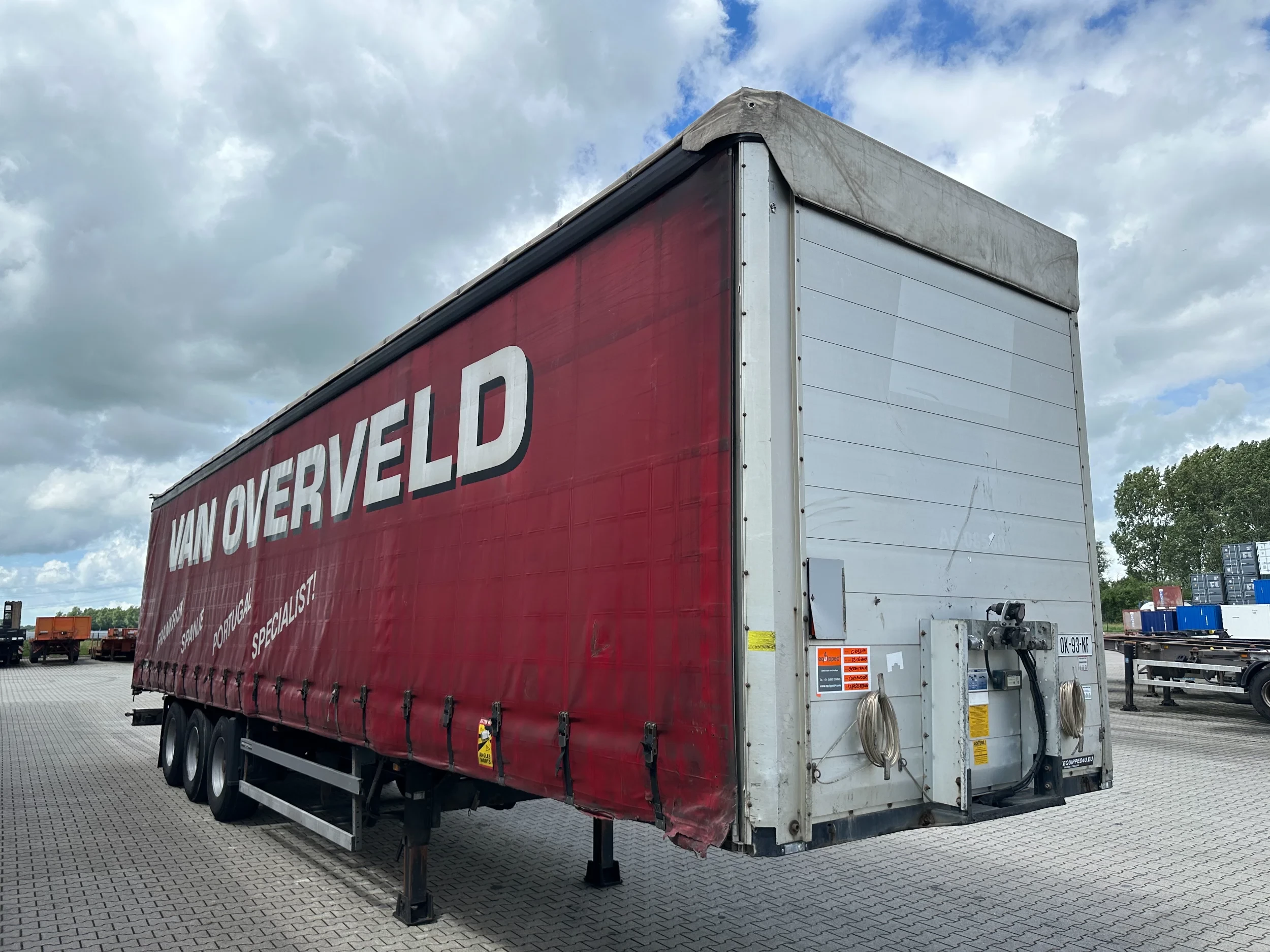 Trailer 2008 - BPW DISC / HARDWOODEN FLOOR / NL-TRAILER / APK: 10-2026 afbeelding 10