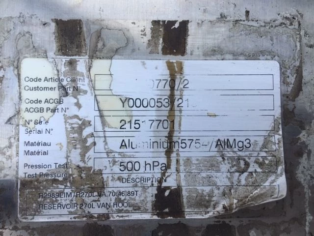 Diverse - FUEL TANK 270 LTR immagine 4