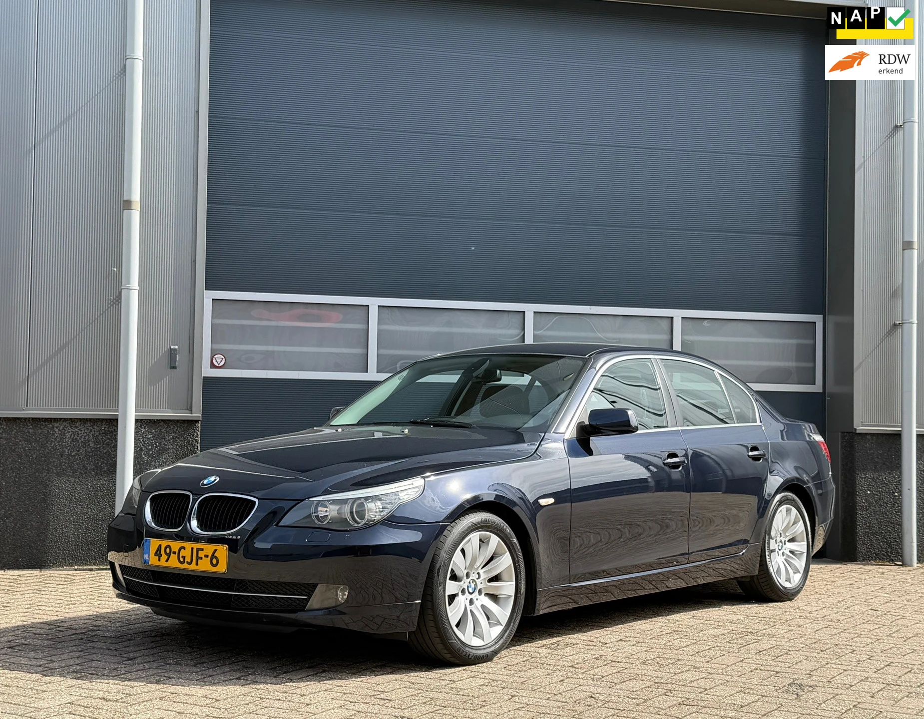 BMW 5 Serie 2008 - 520i Corporate Business Line bj.2008 Autom|Navi|Camera|Nap afbeelding 1