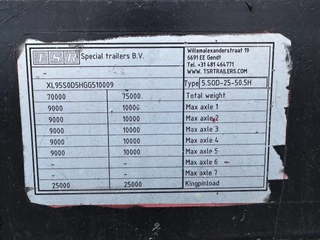 TSR N/A 2016 - 5.SOD-25-50.5H 12,8 METER EXTENDABLE FORCED STEERING TÜV TILL 07-26 imagen 17