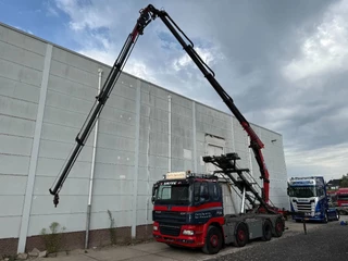 DAF CF 85.460 2011 - 8X2 + YEAR 2016 HMF CRANE 2620-K4 + FLYJIB + WINCH + REMOTE изображение 2