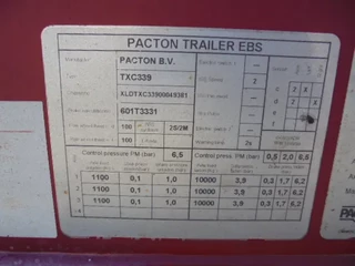 Pacton N/A 2004 - TXC 339 NL TRAILER obrazek 10