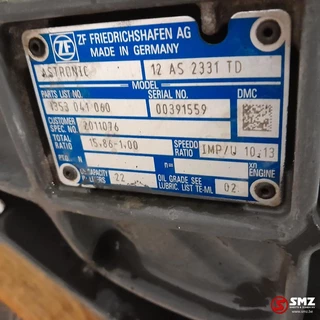 DAF N/A 2016 - Occ versnellingsbak + intarder 12AS2331TD DAF imagem 6