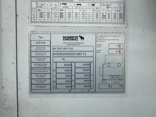 Schmitz Cargobull N/A 2016 - CARRIER VECTOR 1550 D/E / SAF DISCBRAKES / PALLETBOX / NL-TRAILER / APK: 11-2026 obrazek 35